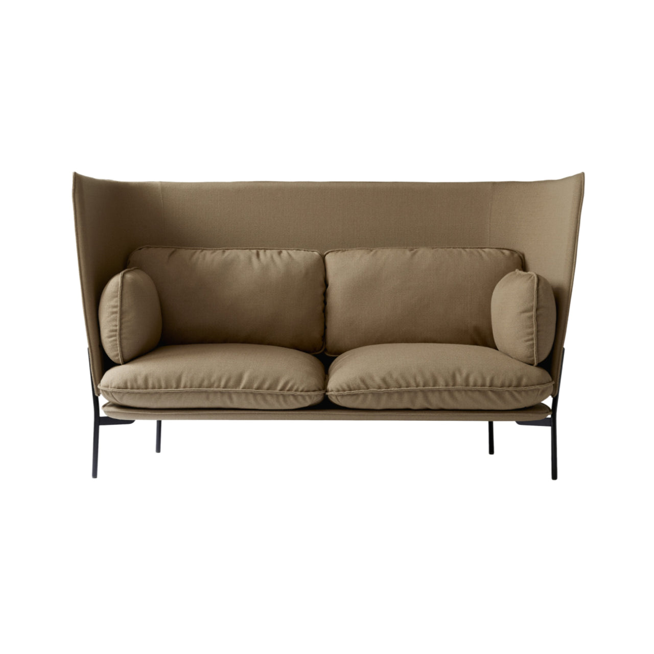 Cloud Highback Sofa: LN6 + LN7 + 2 + Black