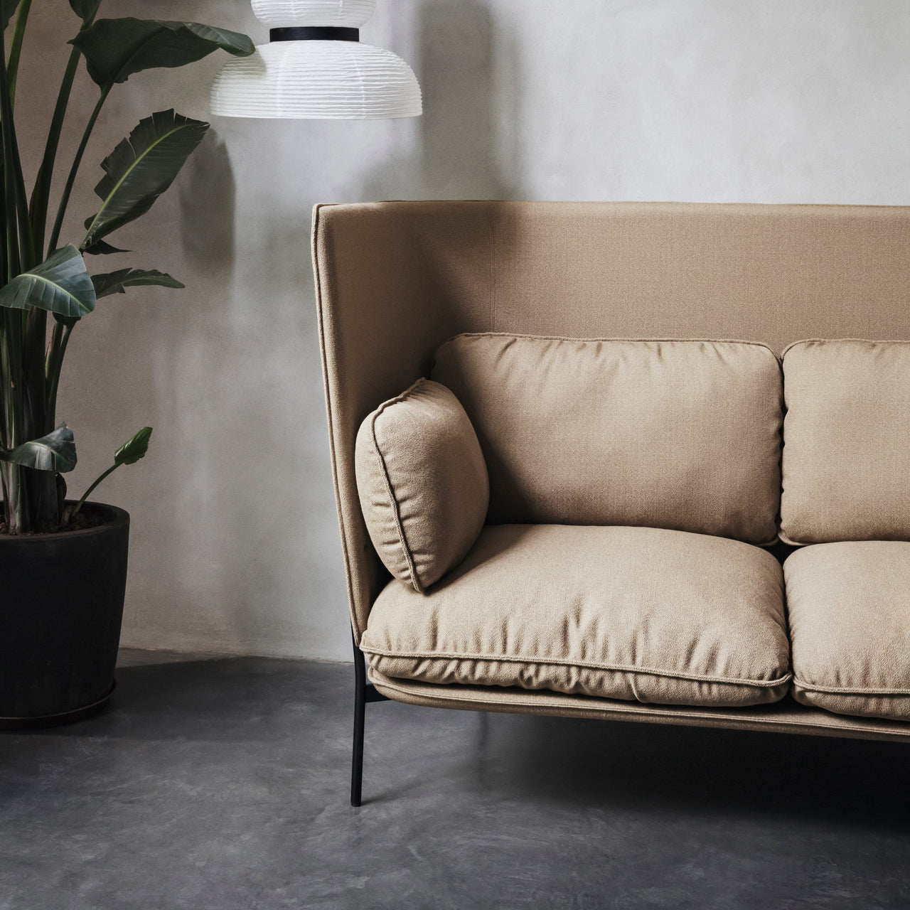 Cloud Highback Sofa: LN6 + LN7 + LS
