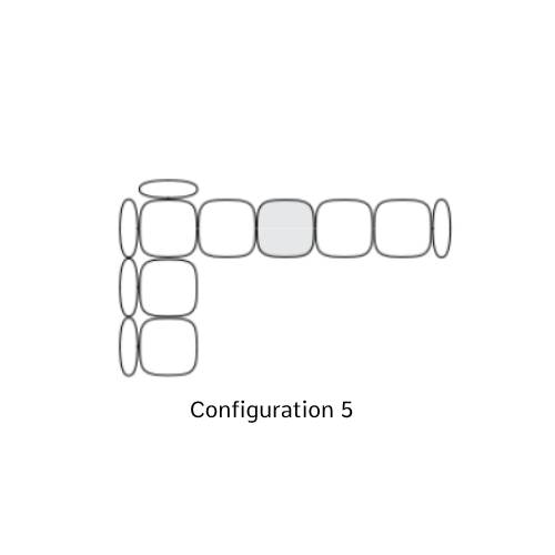 Isole Modular Sofa: NN1A–NN1G