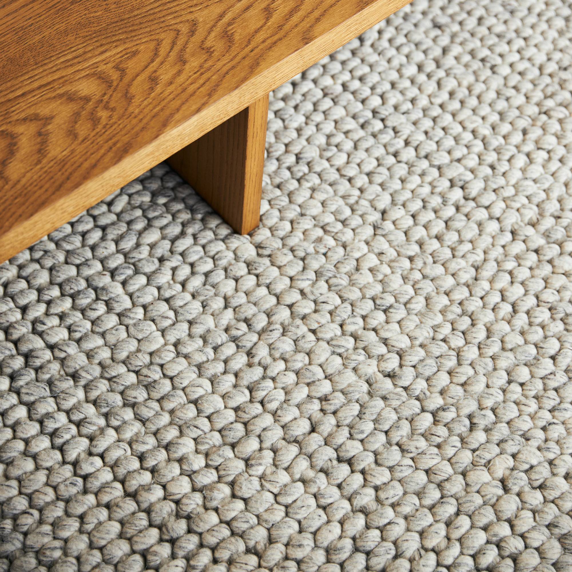 Noughts Weave Wool Rug