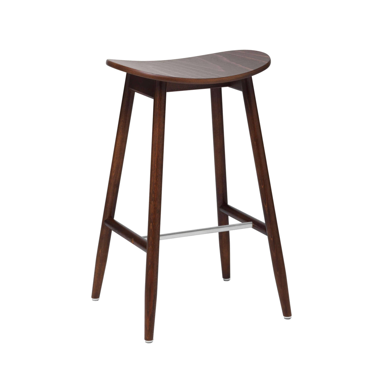 Icha Bar + Counter Stool: Counter + Walnut Stained Beech