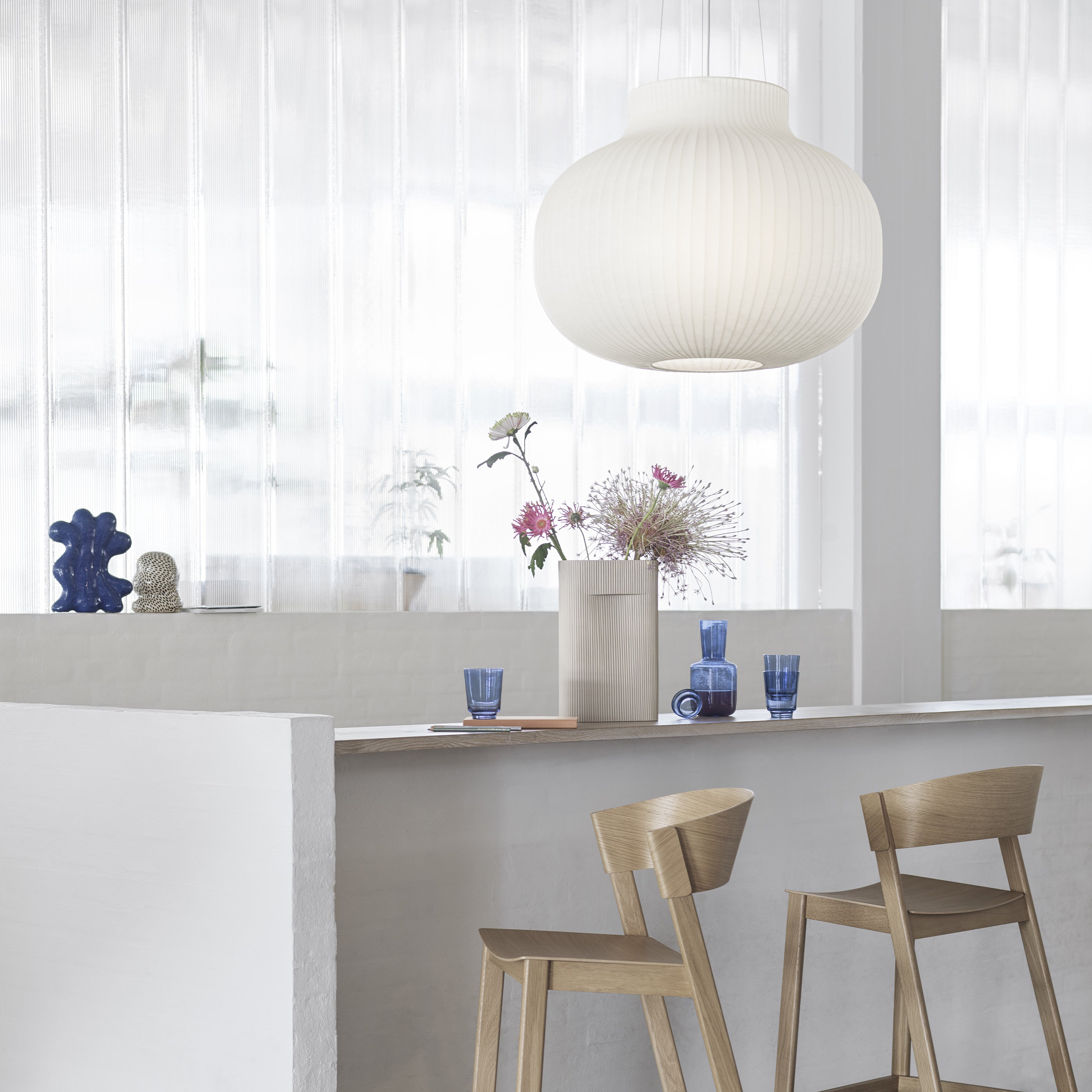 Strand Pendant Lamp: Closed - Quick Ship