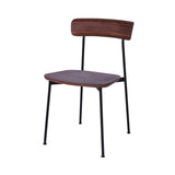 Crawford Dining Chair W: Dark Brown Oak