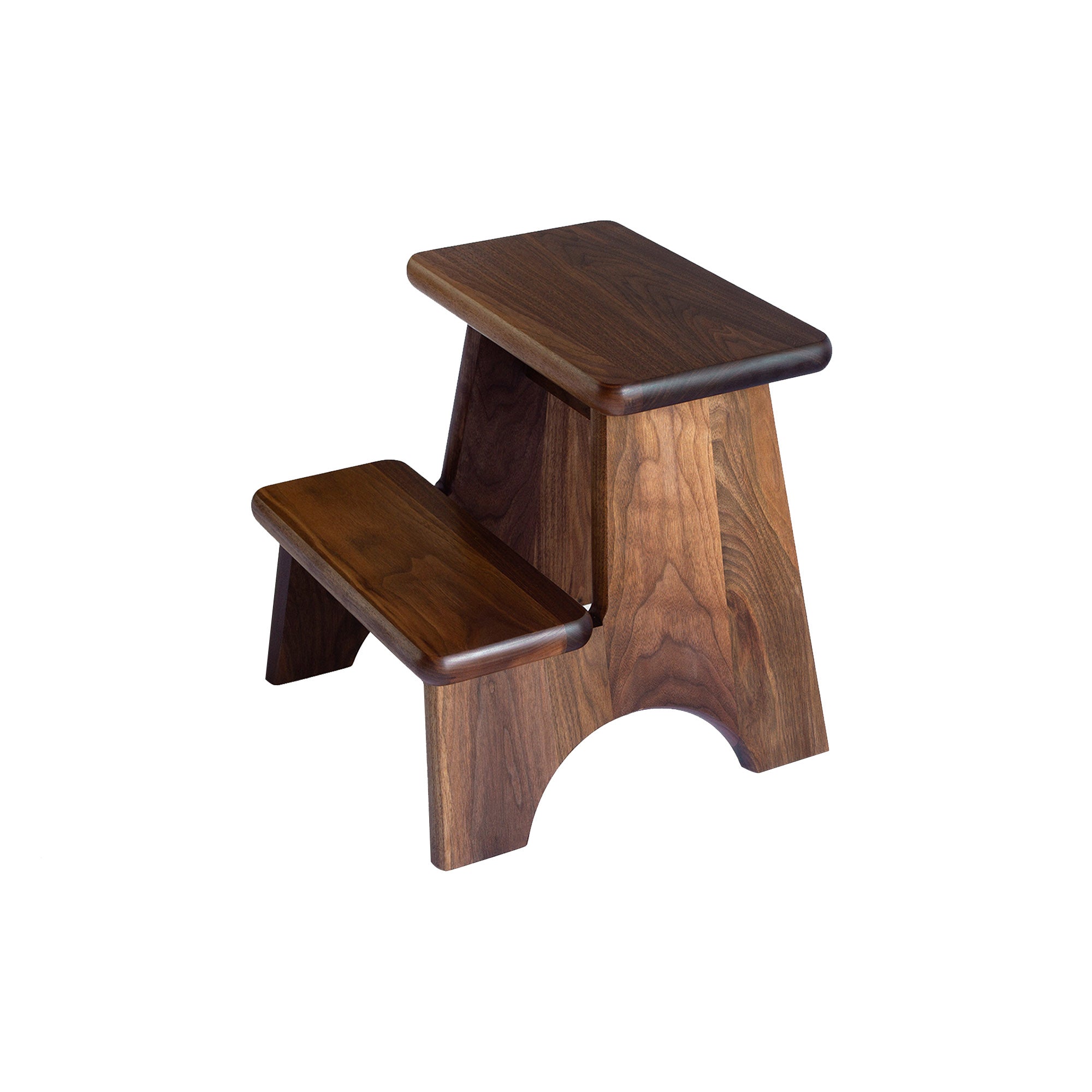 Merton Step Stool: Walnut