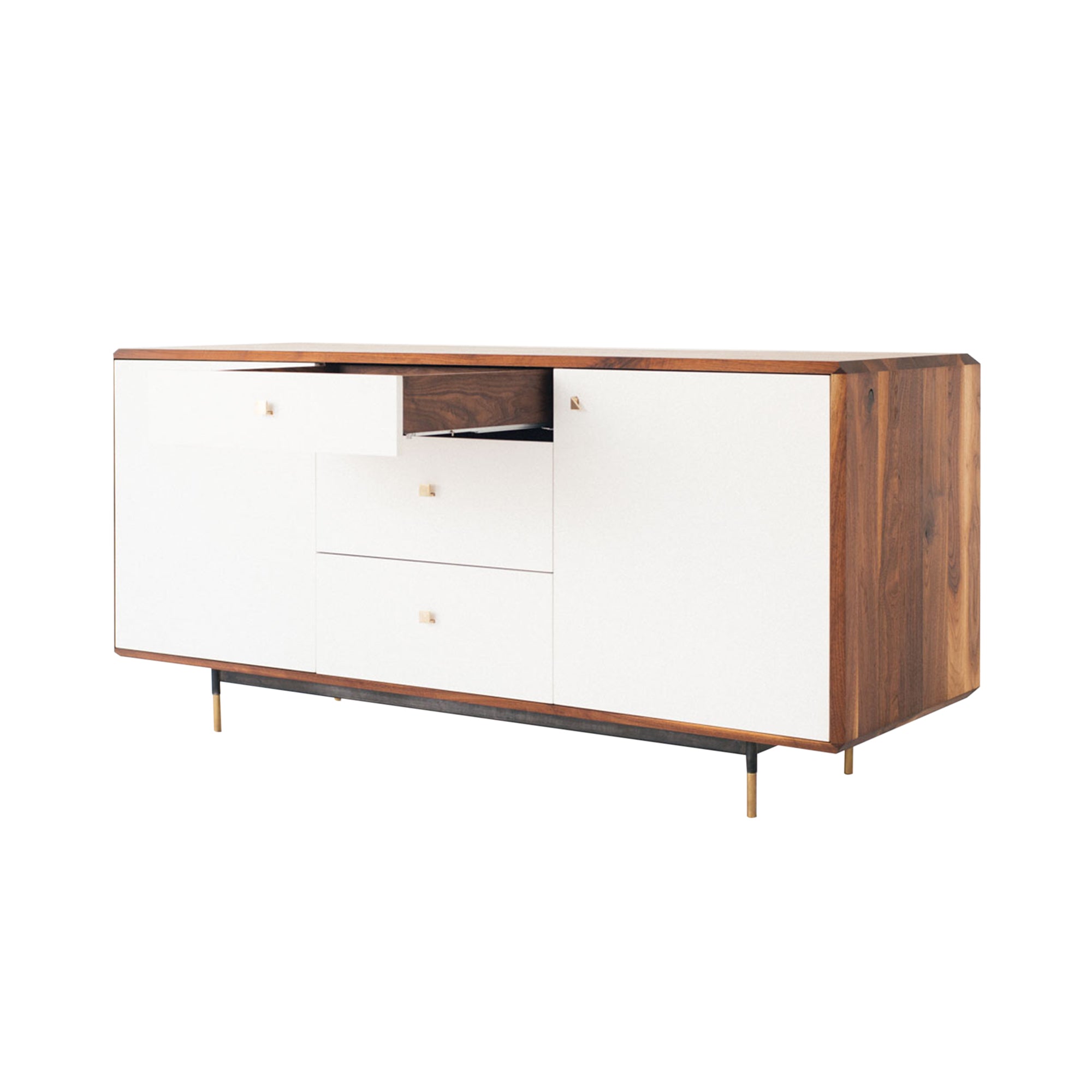 Mandelbrot Credenza: Walnut