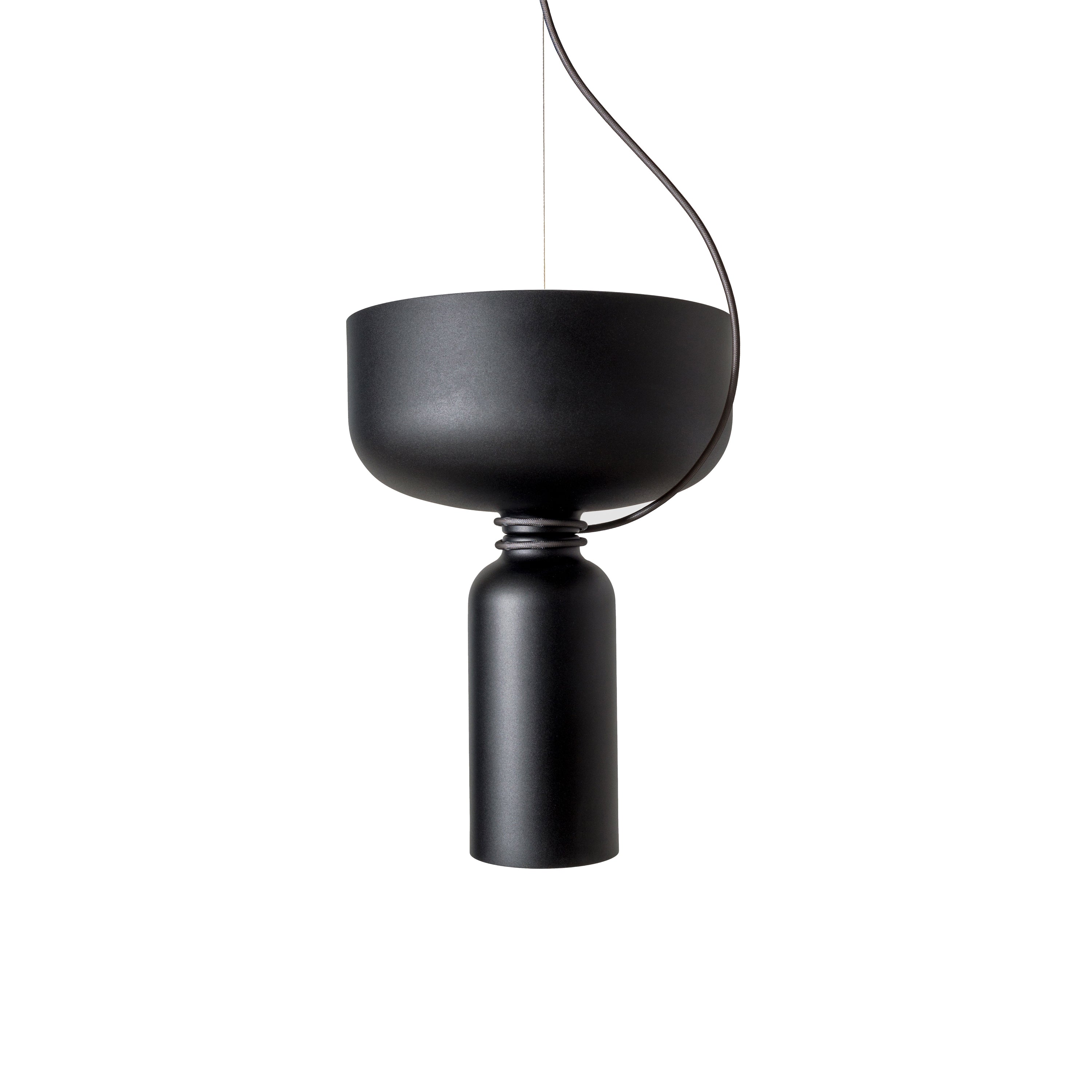 Spotlight Volumes Pendant Light: D+B + Black