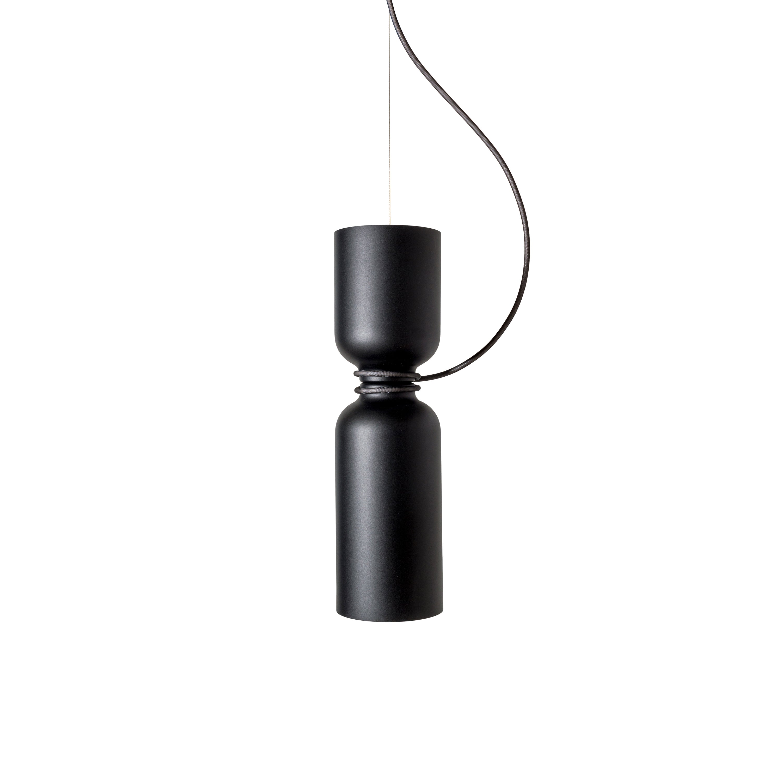 Spotlight Volumes Pendant Light: D+C + Black