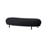 Dandy Ottoman: Black Stained Oak