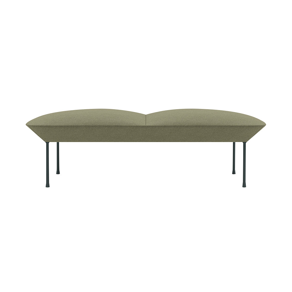 Oslo Bench: Dark Grey