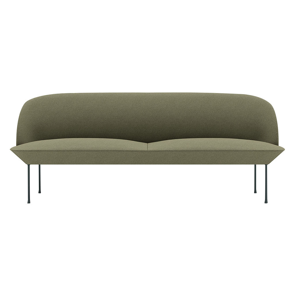 Oslo 3-Seater Sofa: Dark Grey