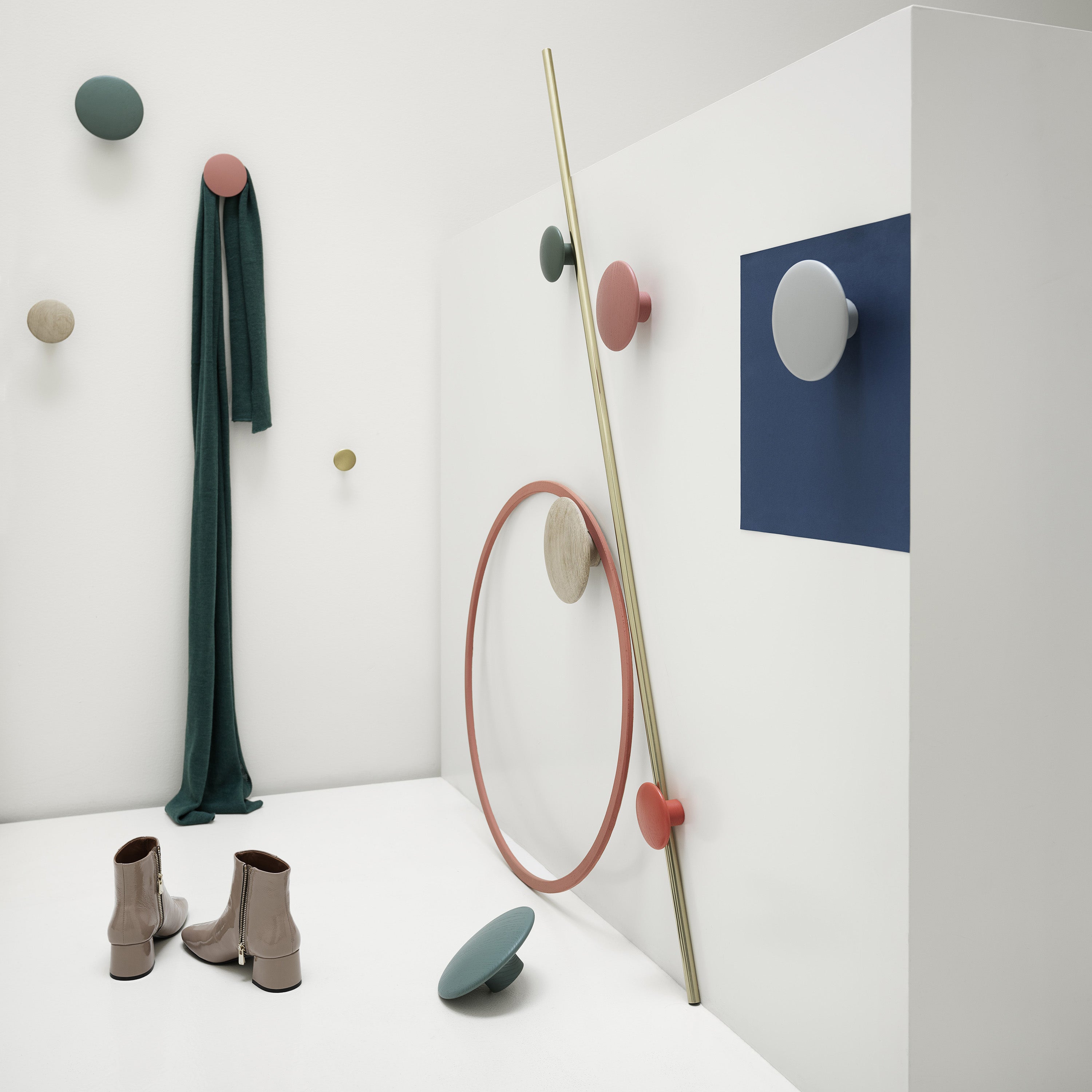 Dots Metal Coat Hooks: LS
