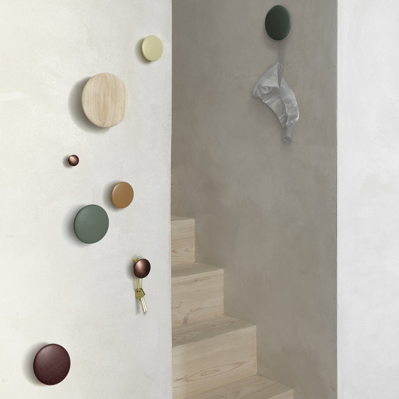 Dots Metal Coat Hooks: LS