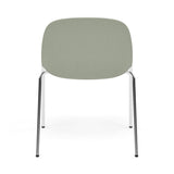 Fiber Side Chair: A-Base With Felt Glides + Dusty Green