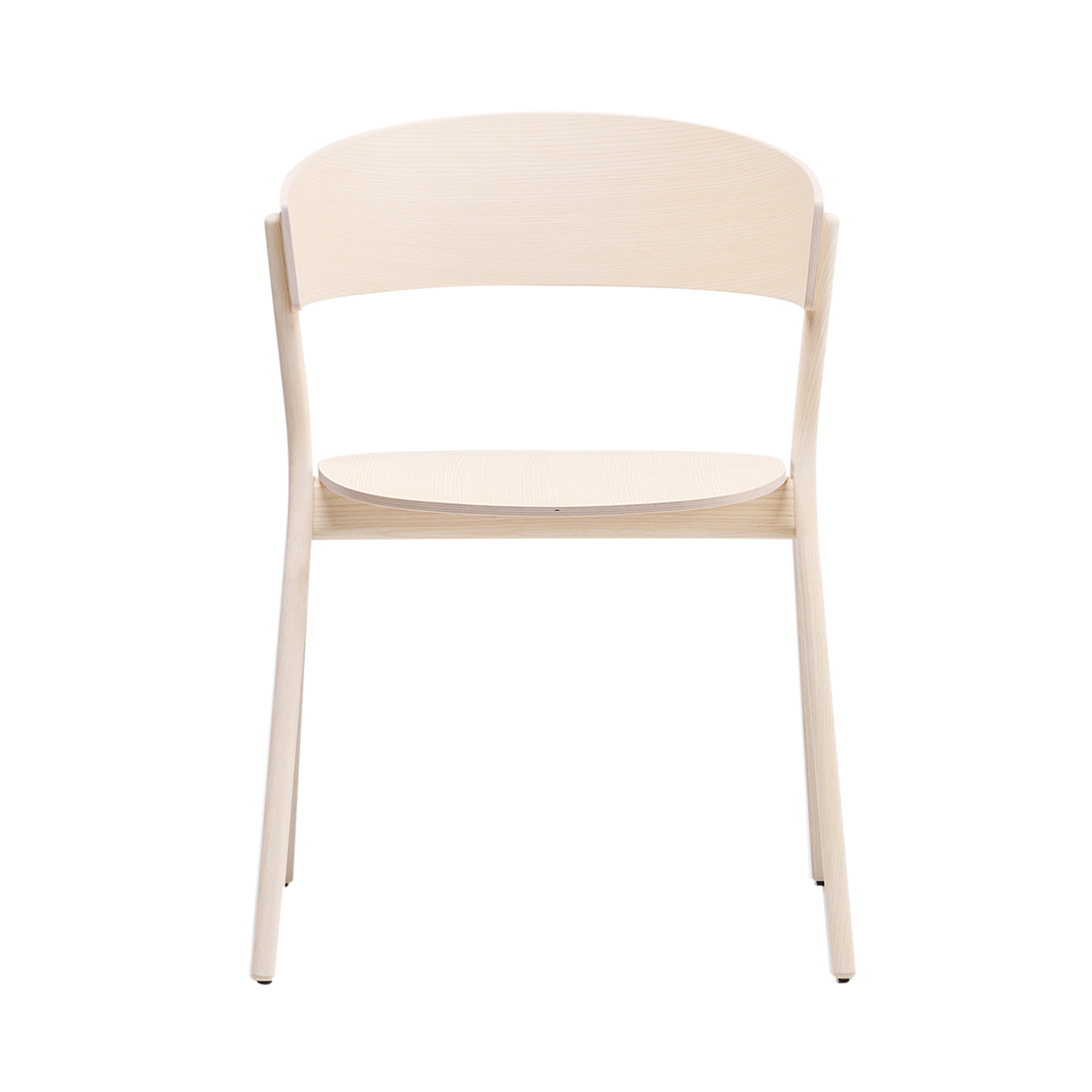 Circus Wood Chair: Natural Oak + Without Seat Pad