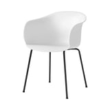 Elefy Chair JH28: Tube Base + White