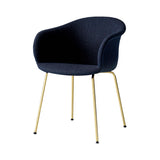 Elefy Chair JH29: Tube Base Upholstered + Brass