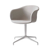 Elefy Chair JH33: Swivel Base + Polished Aluminum