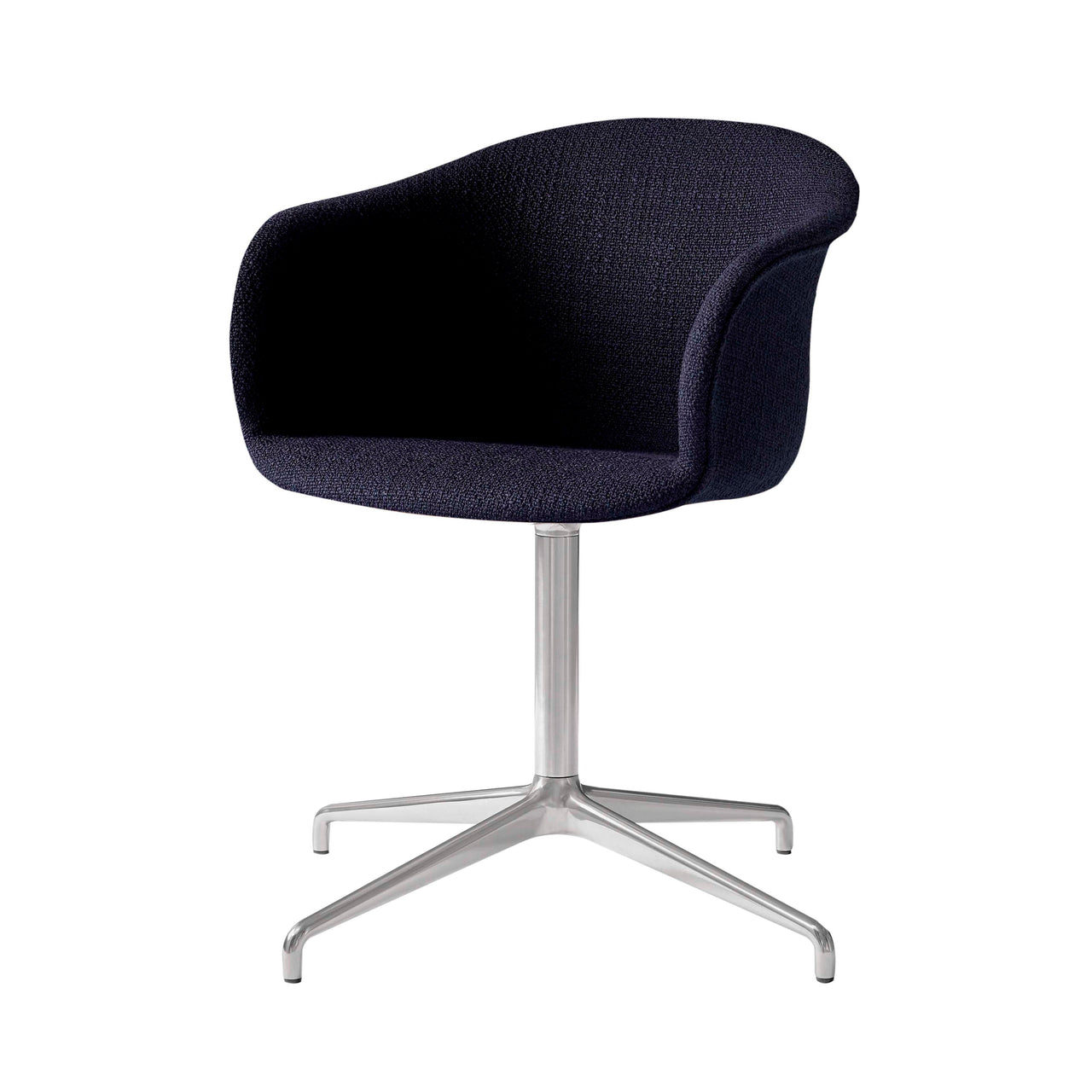 Elefy Chair JH33: Swivel Base + Polished Aluminum