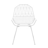 Farmhouse Lounge Chair: White + Without Seat Pad