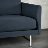 Calmo 2 Seater Sofa: Metal Base