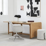 Swoon Dining Armchair: Swivel Base