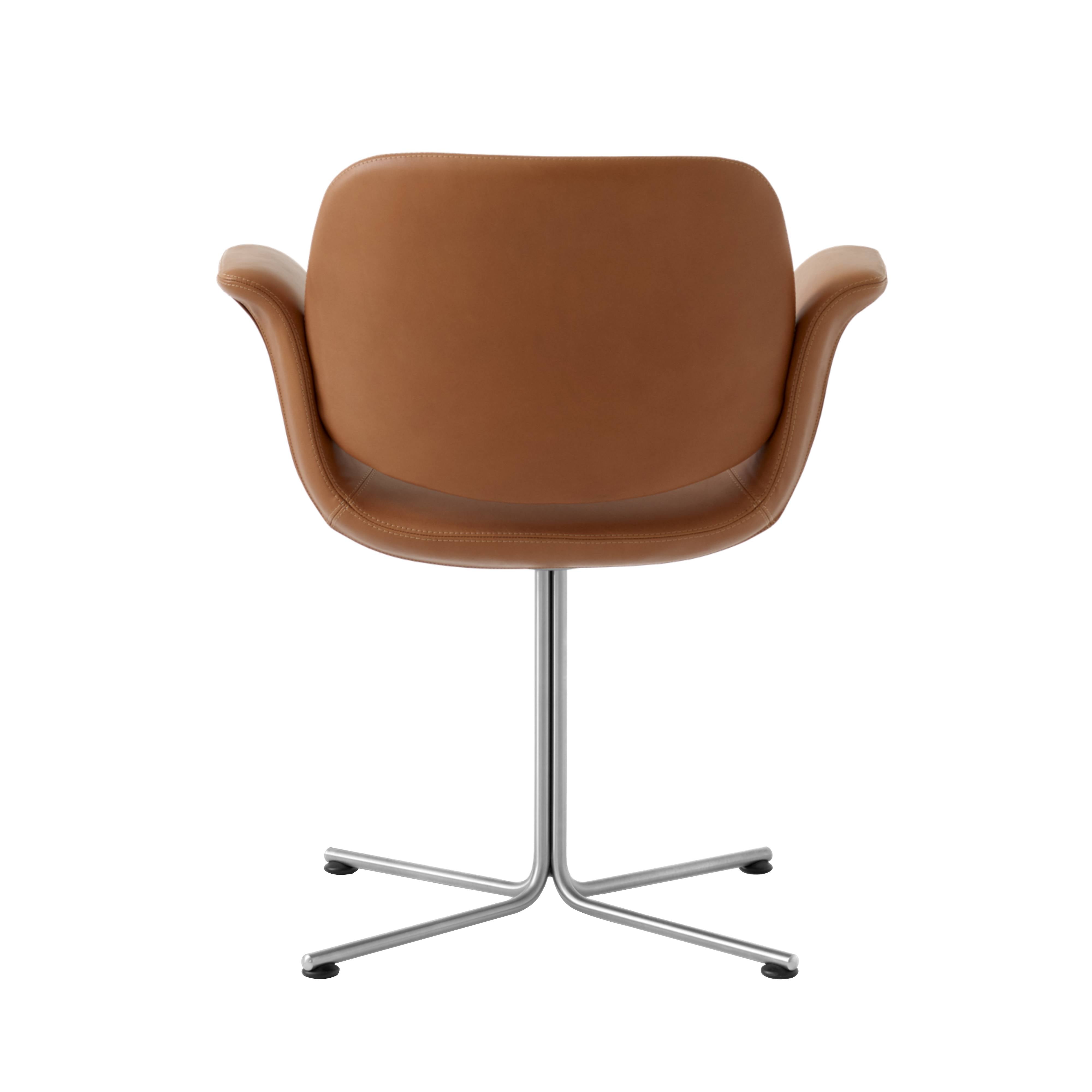 Flamingo Chair with Swivel Base
: Brushed Stainless Steel + Fixed