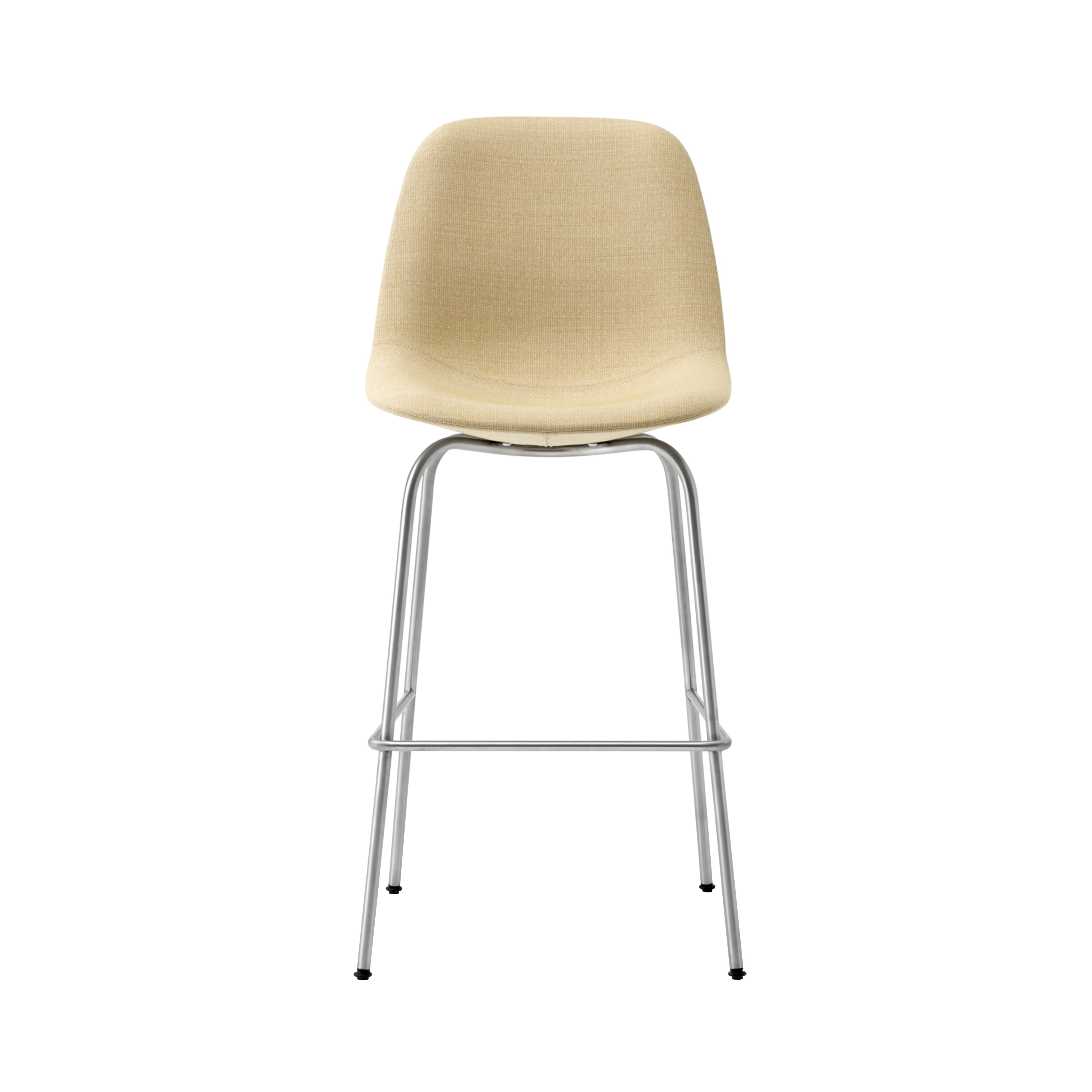 Eyes 4 Leg Barstool: Chrome Base: Bar Height