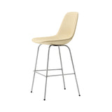 Eyes 4 Leg Barstool: Chrome Base: Bar Height