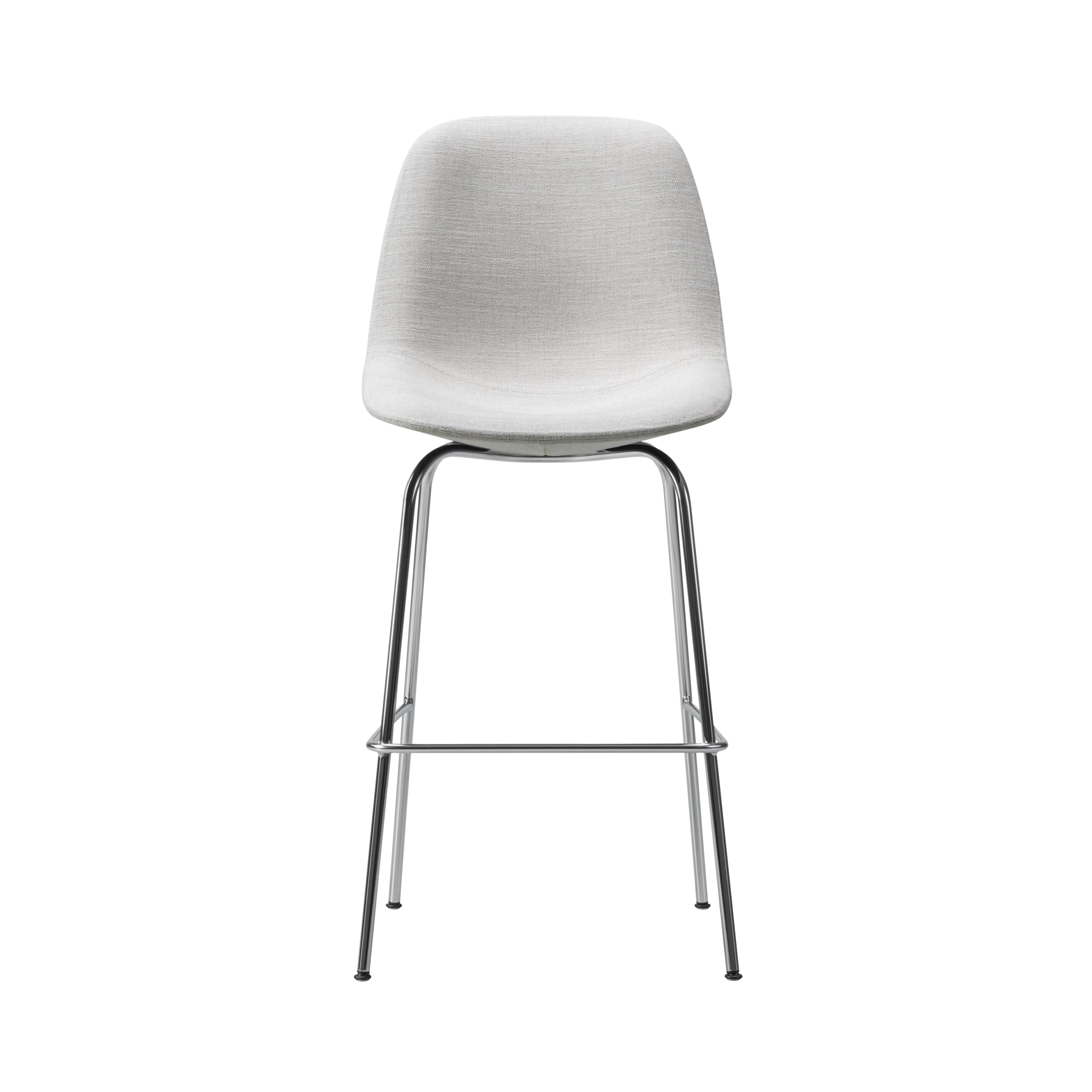 Eyes 4 Leg Barstool: Chrome Base: Bar Height