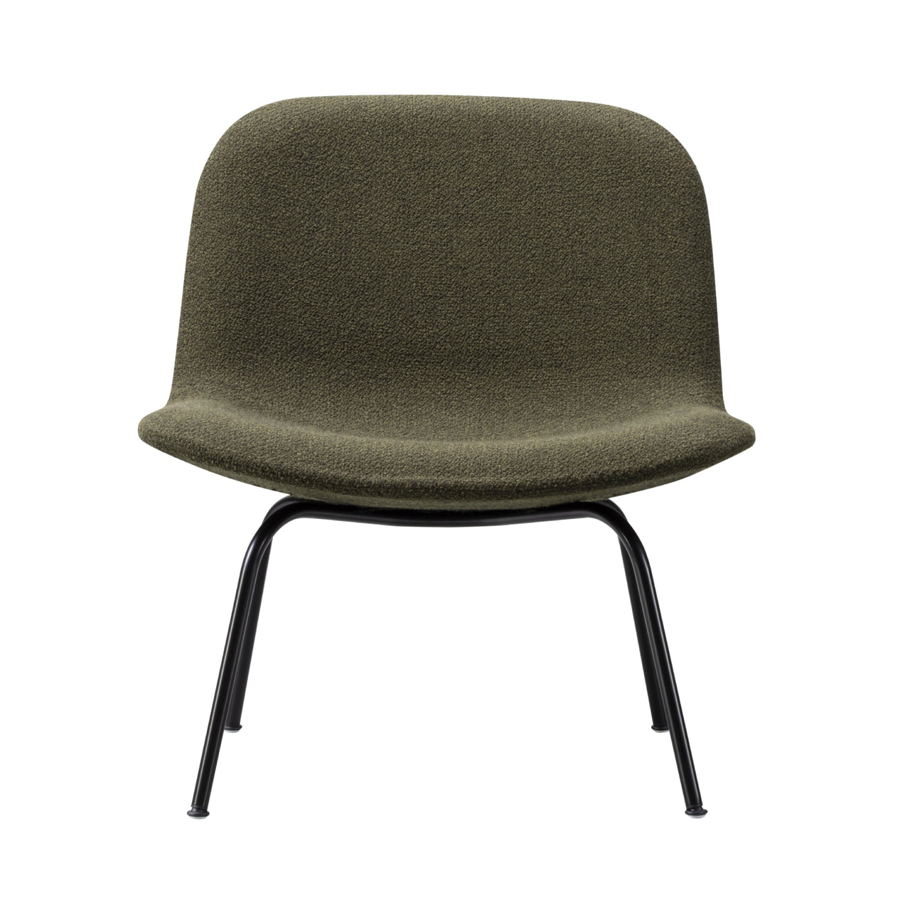 Eyes Lounge Chair 4 Leg: Without Buttons + Black