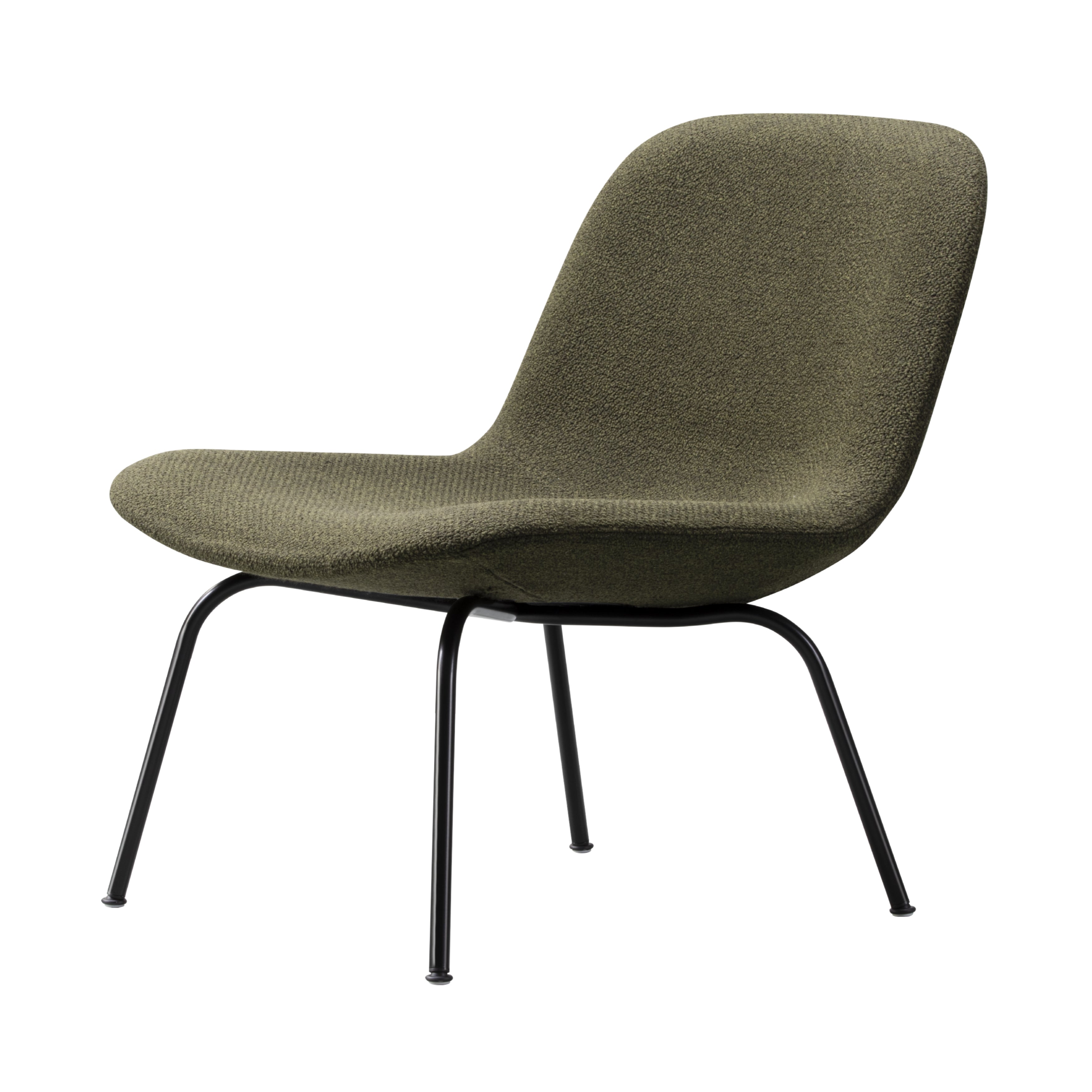 Eyes Lounge Chair 4 Leg: Without Buttons + Black