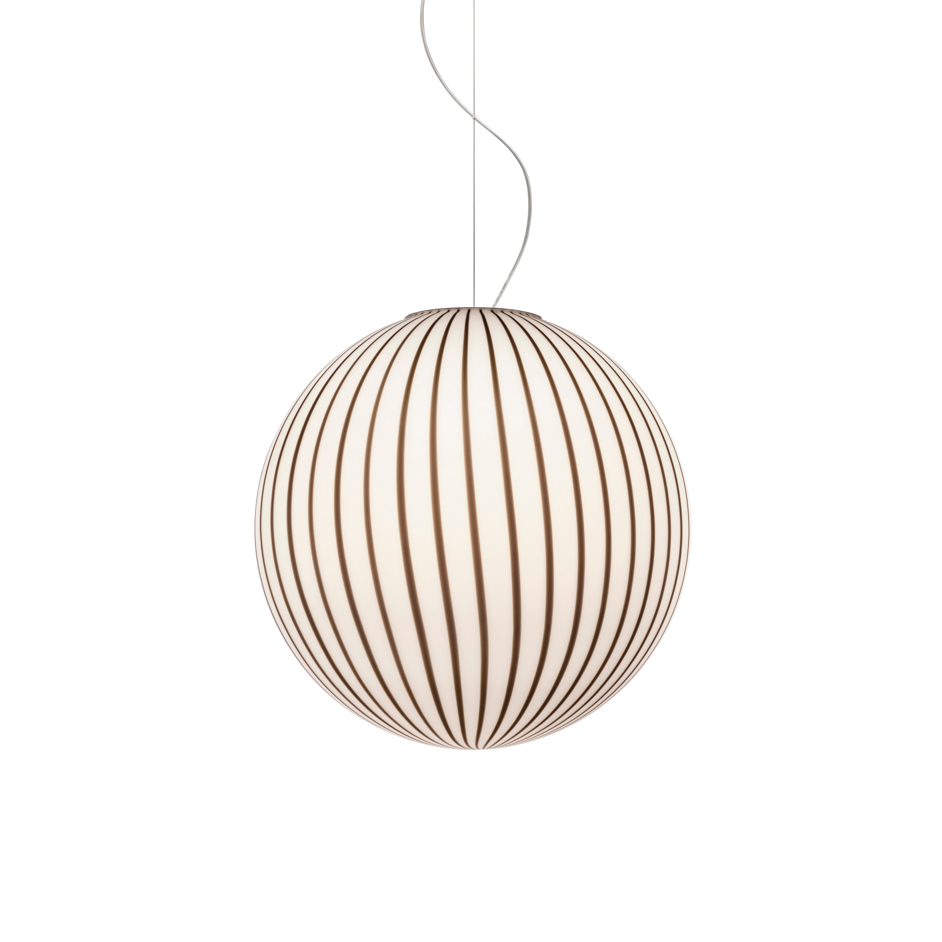 Filigrana Pendant Light: Globe + Black