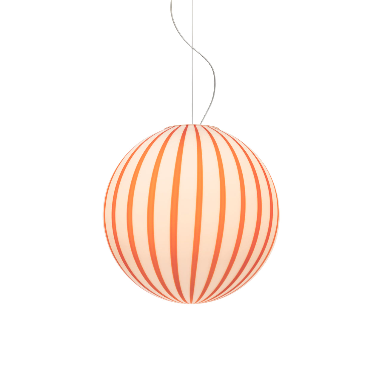 Filigrana Pendant Light: Globe + Red