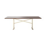 Ferric Table: Small + Walnut + Ivory