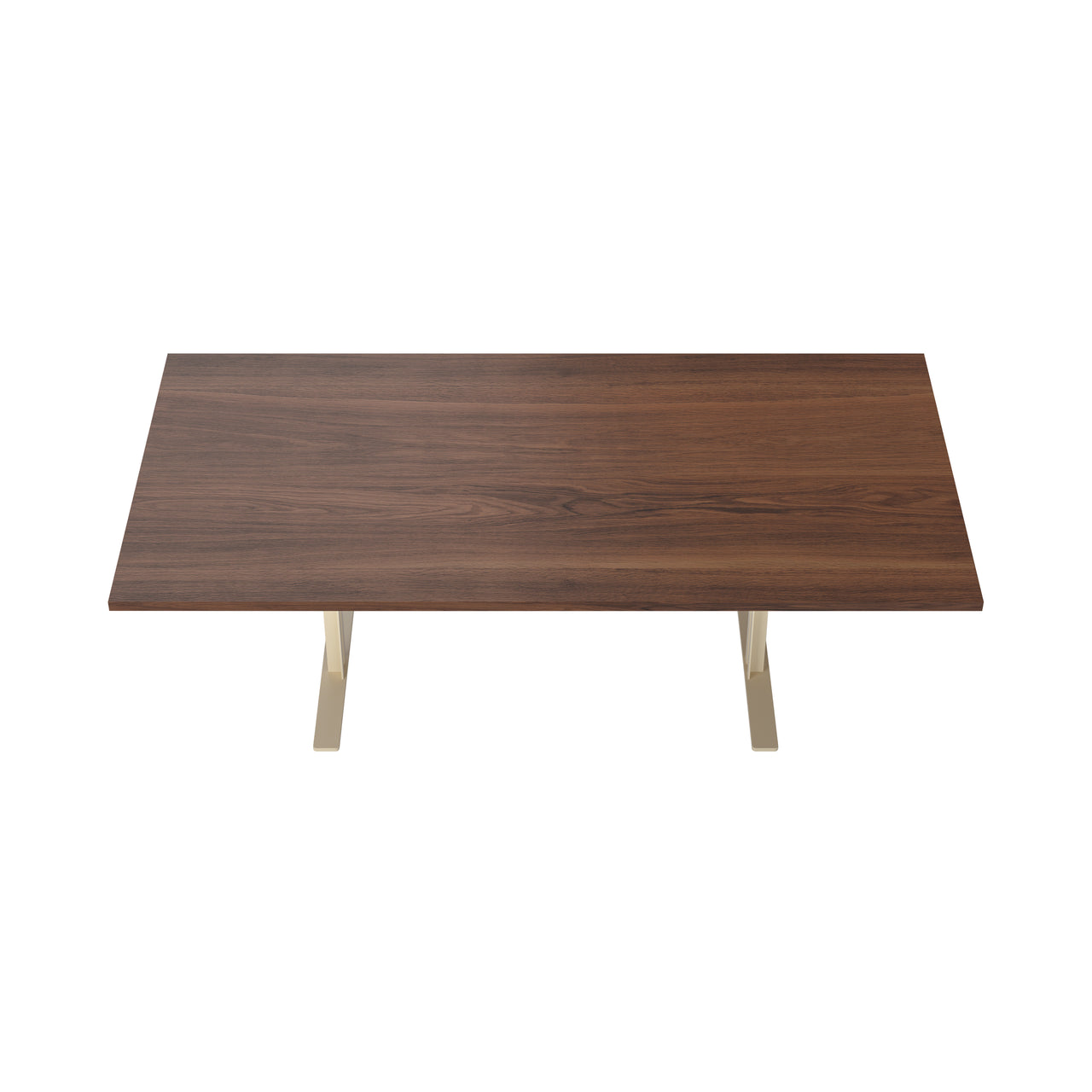 Ferric Table: Small + Walnut + Ivory