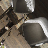 Fiber Armchair: Swivel Base + Recycled Shell + Upholstered