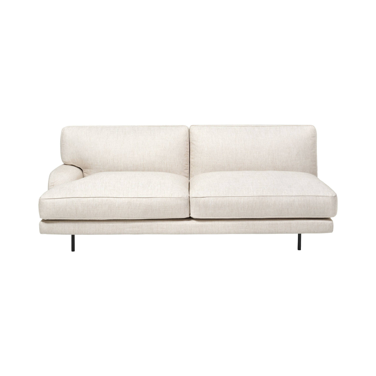 Flaneur 2 Seater Module with Armrest: Left