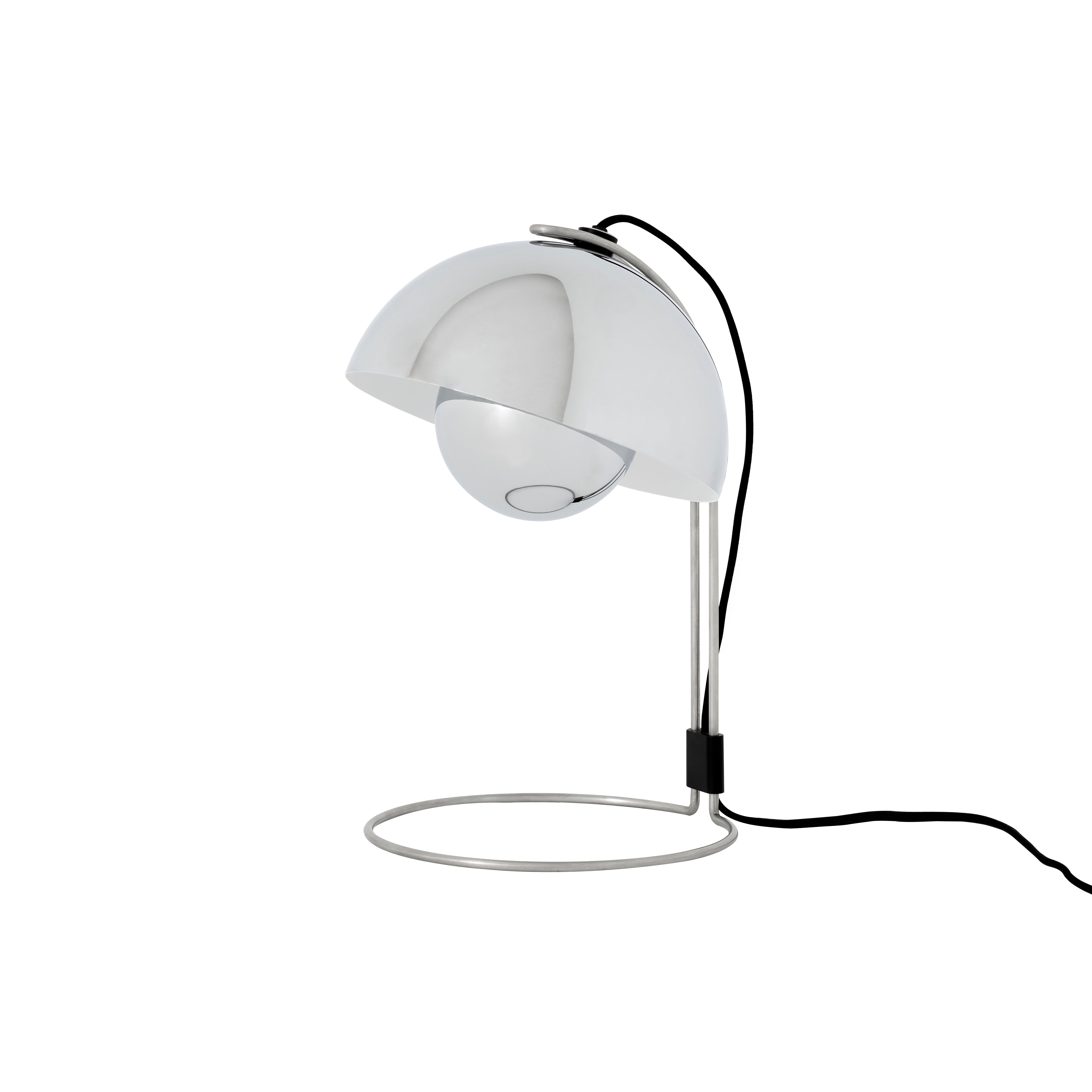 FlowerPot VP4 Table Lamp: Chrome-Plated