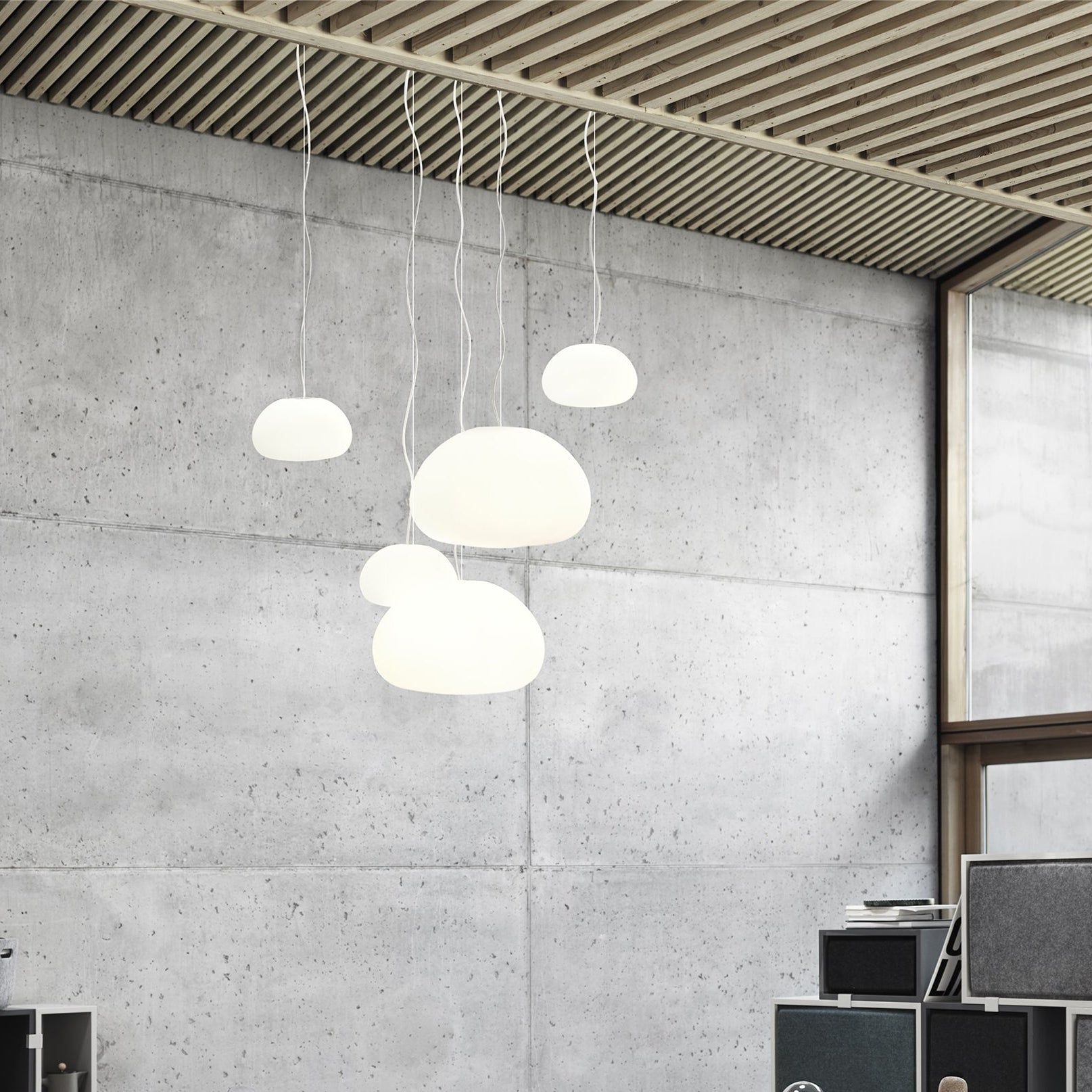 Fluid Pendant Light: LS