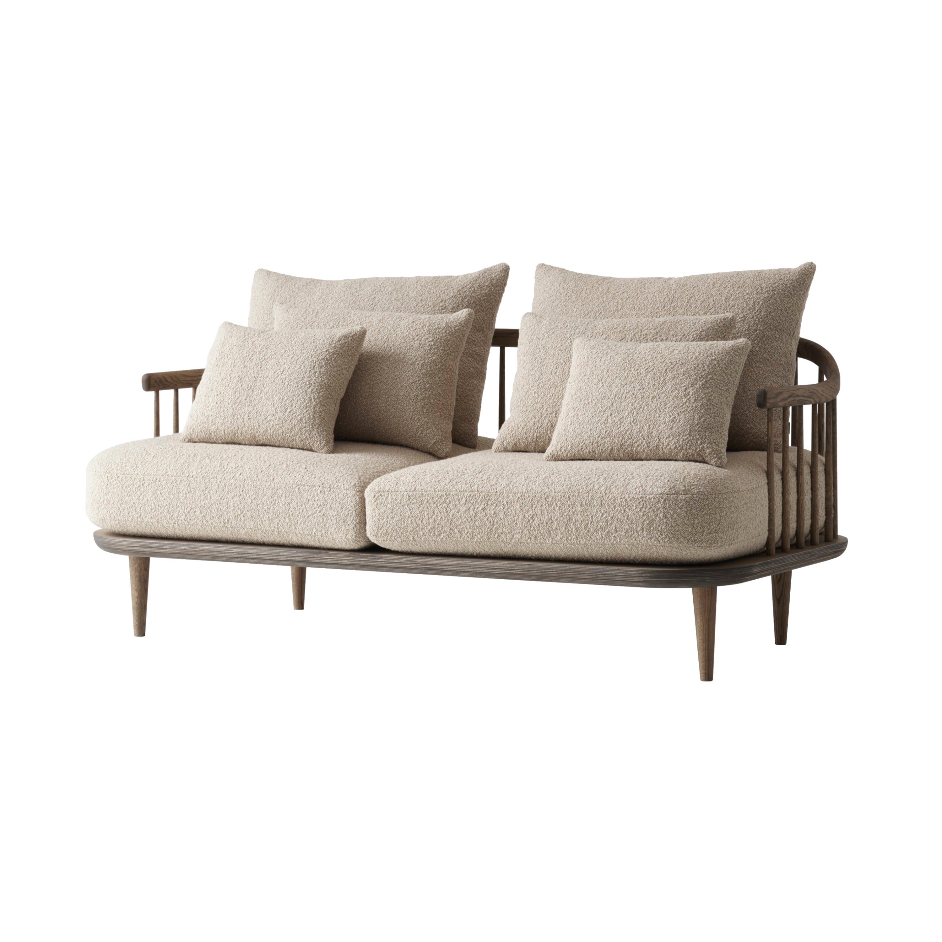 Fly Series SC2 Sofa: Smoked Oiled Oak