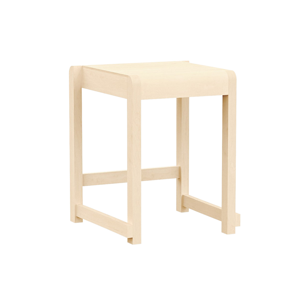 01 Low Stool: Natural Birch