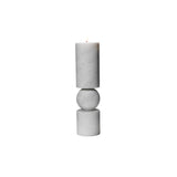 Fulcrum Candlestick: Marble + Small - 12.3