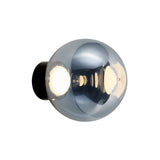 Globe Surface Wall Lamp: Silver