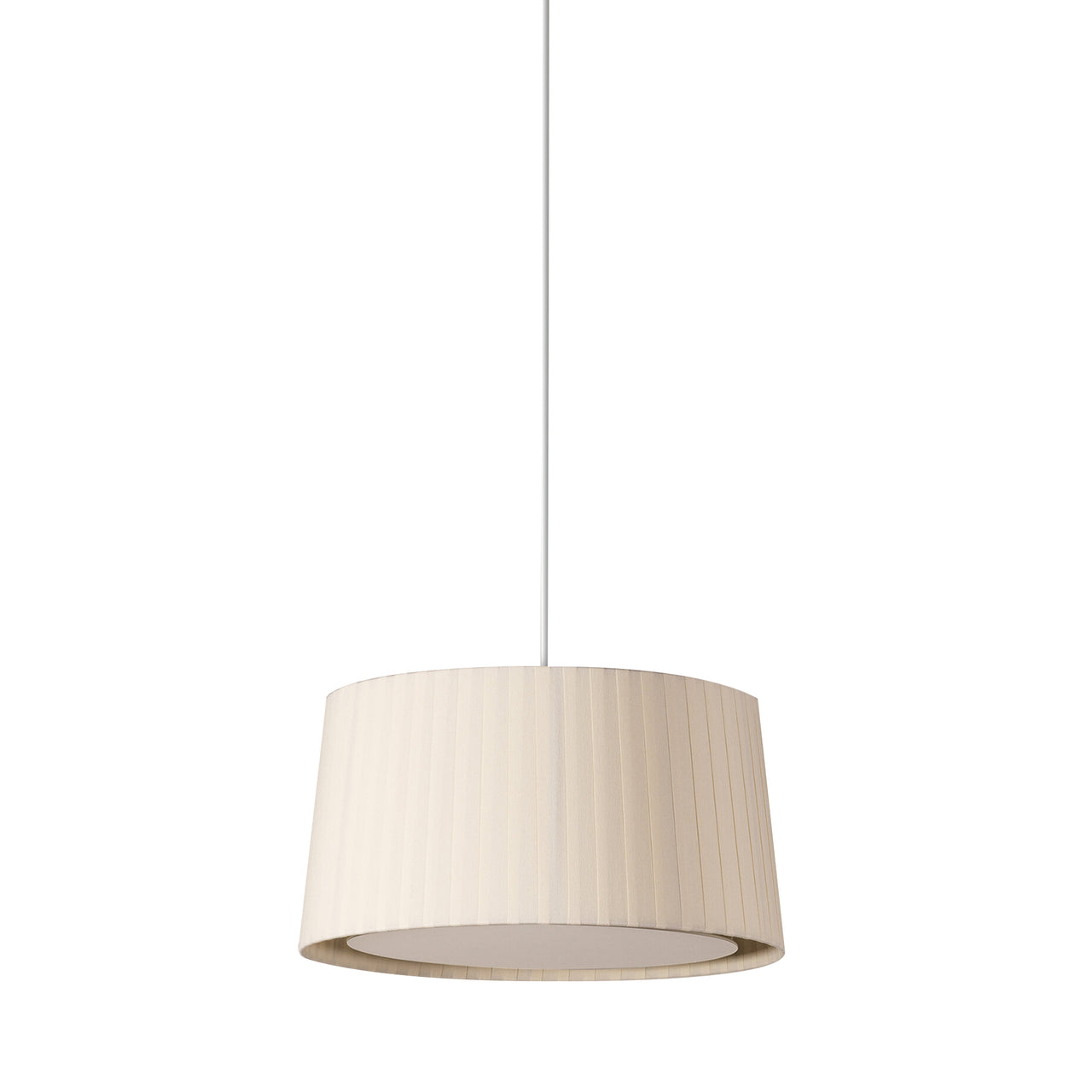 GT6 Pendant Lamp: Natural + White