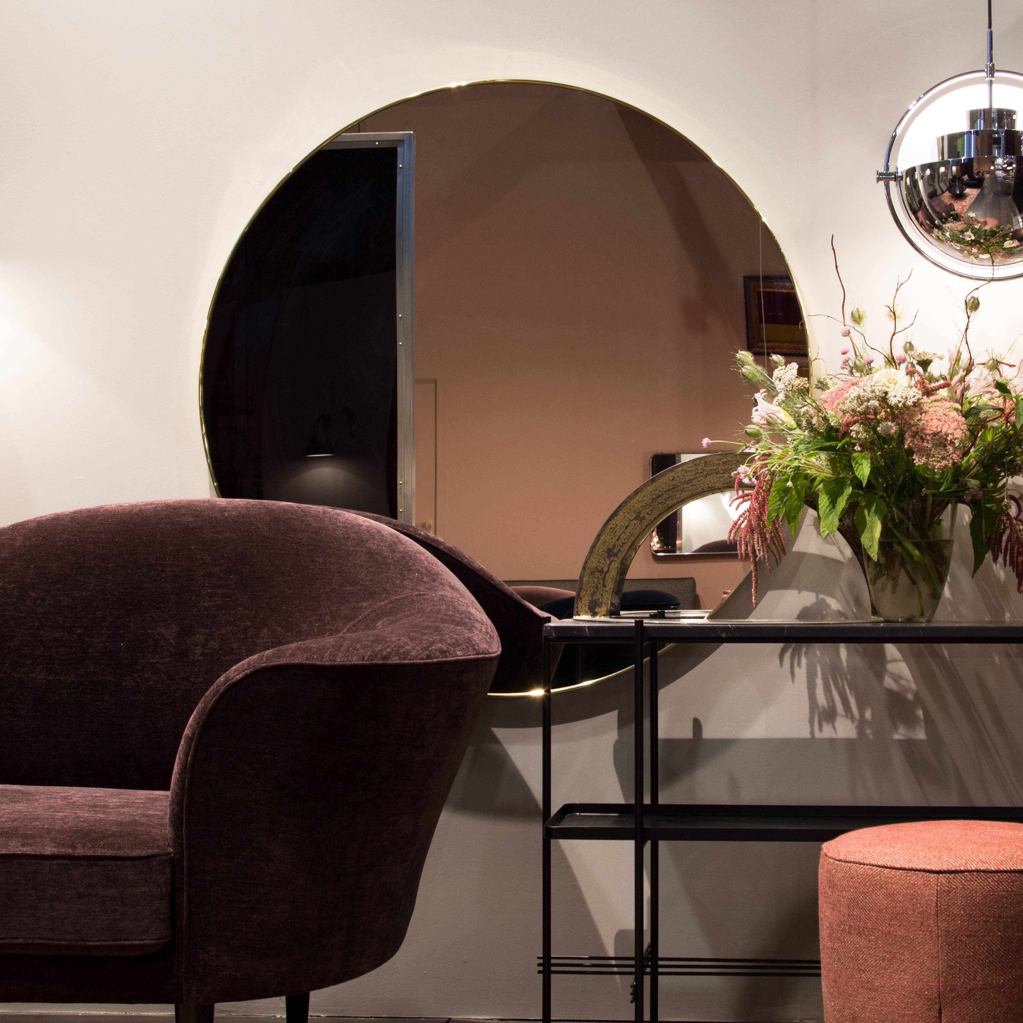 Gubi Wall Mirror: Round