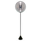 Globe Cone Floor Lamp: Sliver