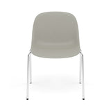 Fiber Side Chair: A-Base With Felt Glides + Grey