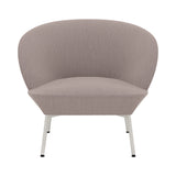 Oslo Lounge Chair: Tube Base + Grey