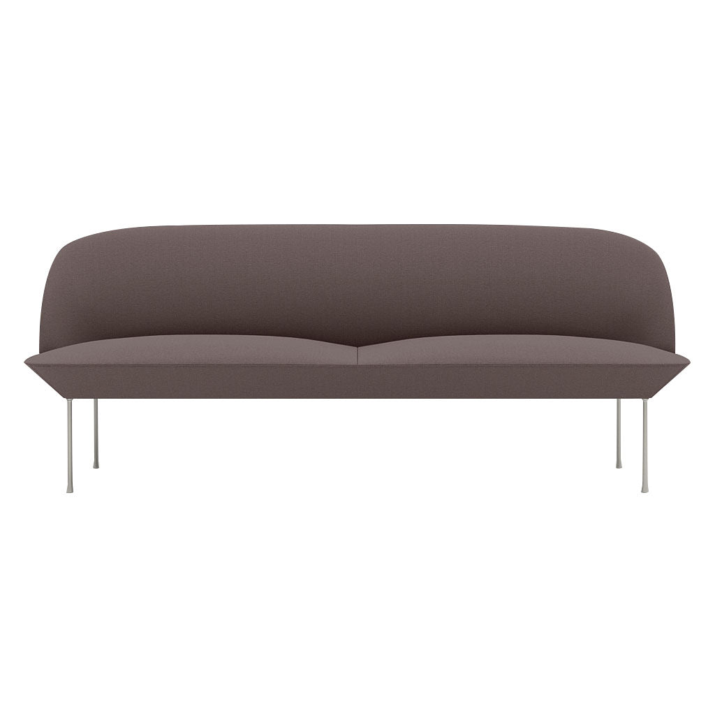 Oslo 3-Seater Sofa: Grey