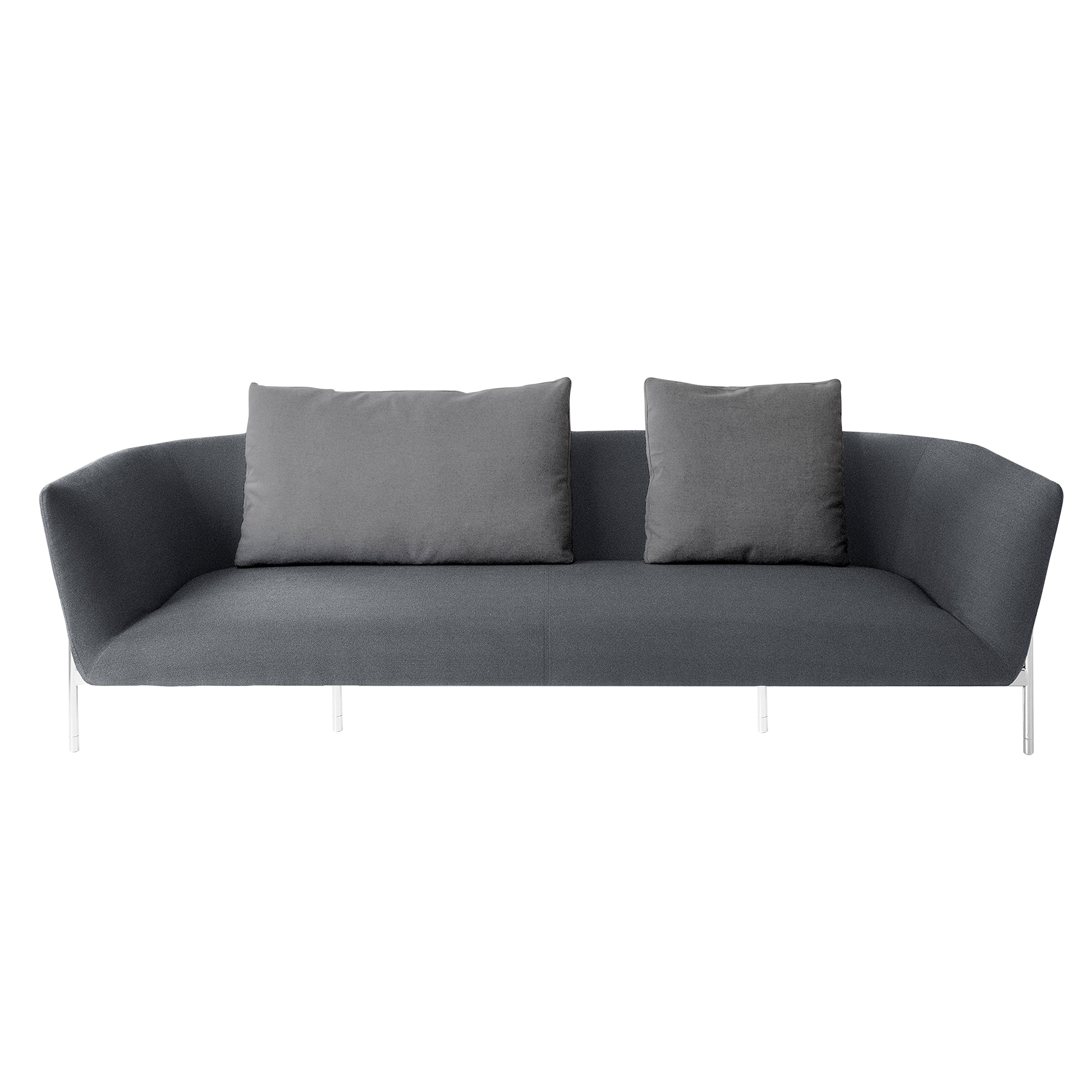 Loft 215 Sofa: Chrome